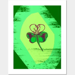 Irish 4 leaf Posters and Art